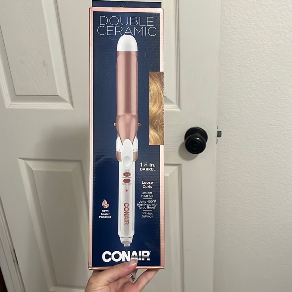 Double ceramic conair hair curler